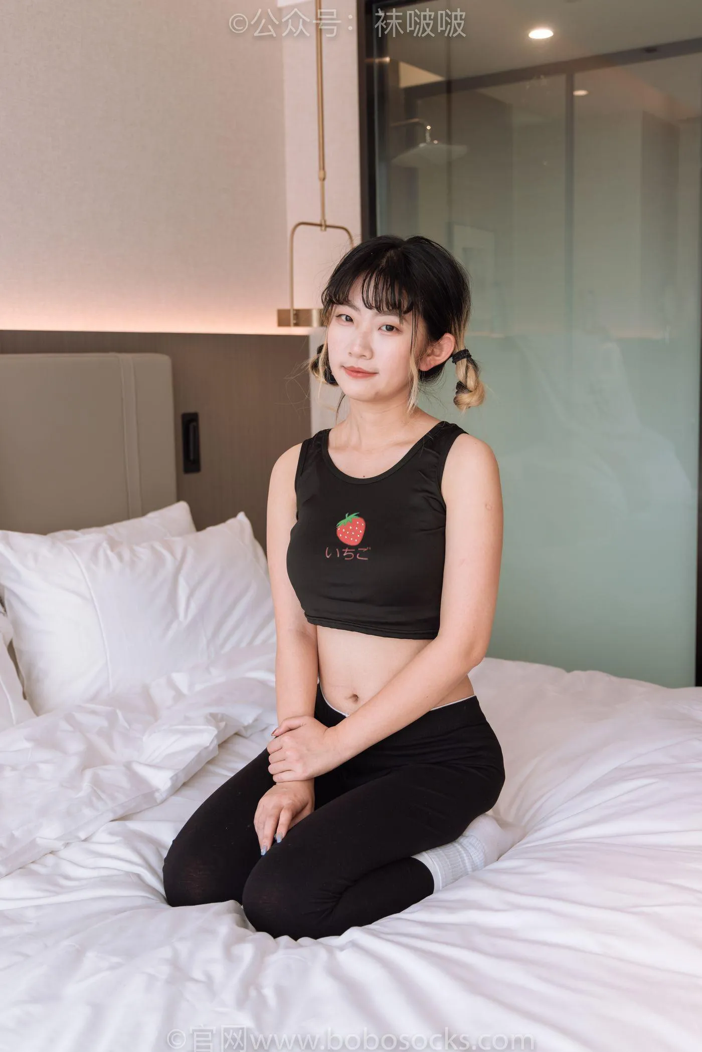 [BoBoSocks袜啵啵]NO.059 砂糖-AJ板鞋、白棉袜、裸足 [142P]插图7